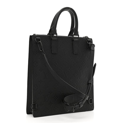 Louis Vuitton Taurillon Monogram Sac Plat Messenger Black 3 of 9