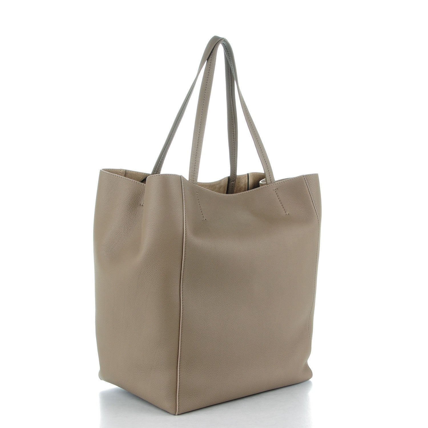 Celine Soft Grained Calfskin Medium Phantom Luggage Cabas Souris 3 of 9