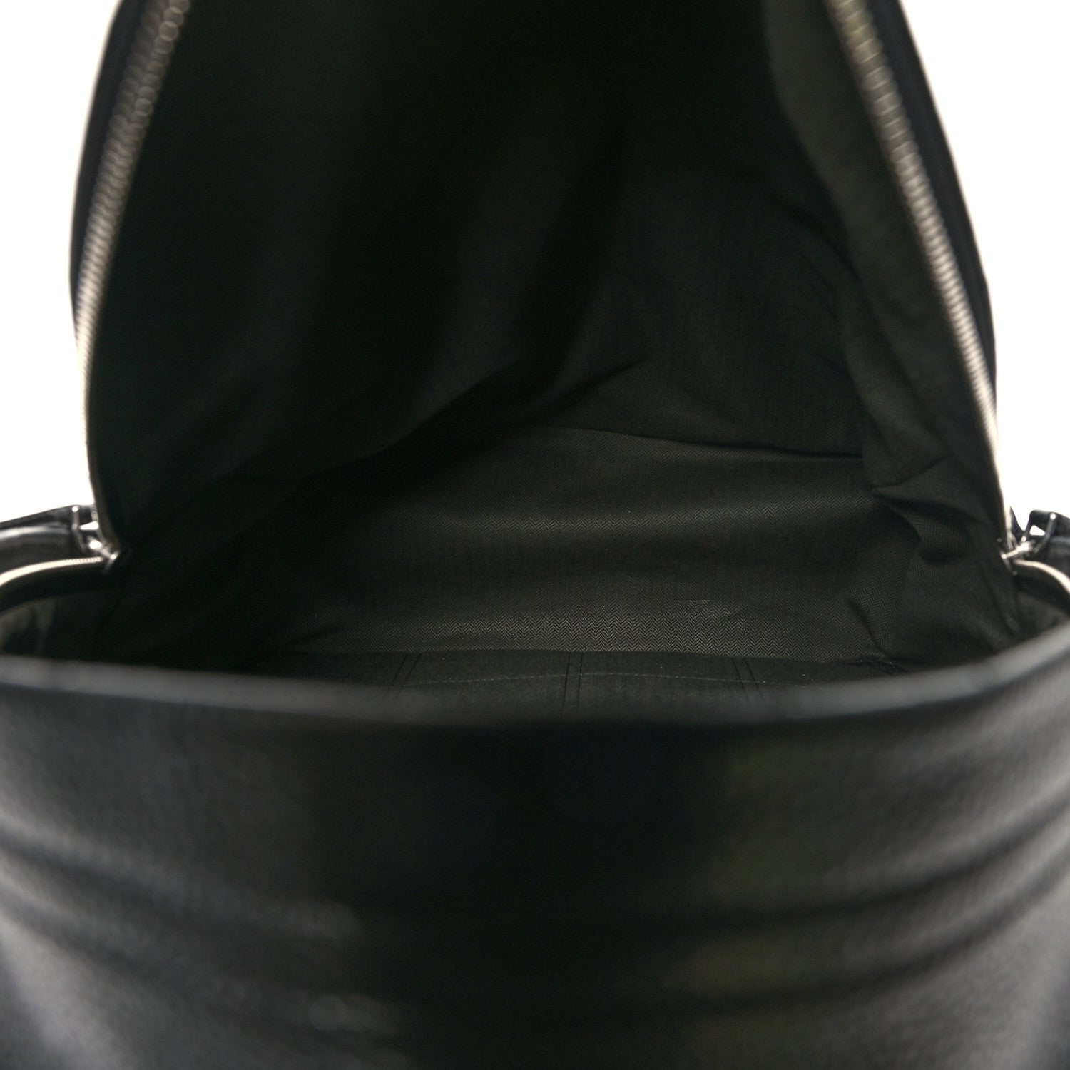 Mulberry Grain Calfskin Zipped Backpack Black 5 of 10