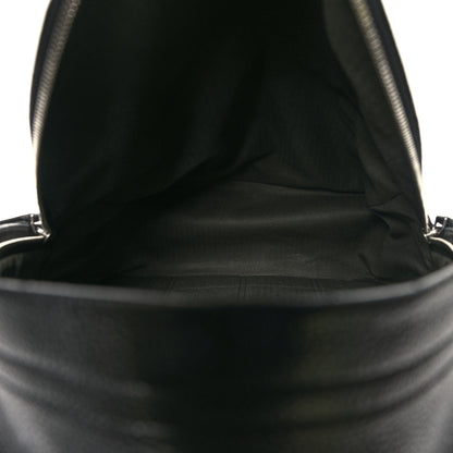 Mulberry Grain Calfskin Zipped Backpack Black 5 of 10