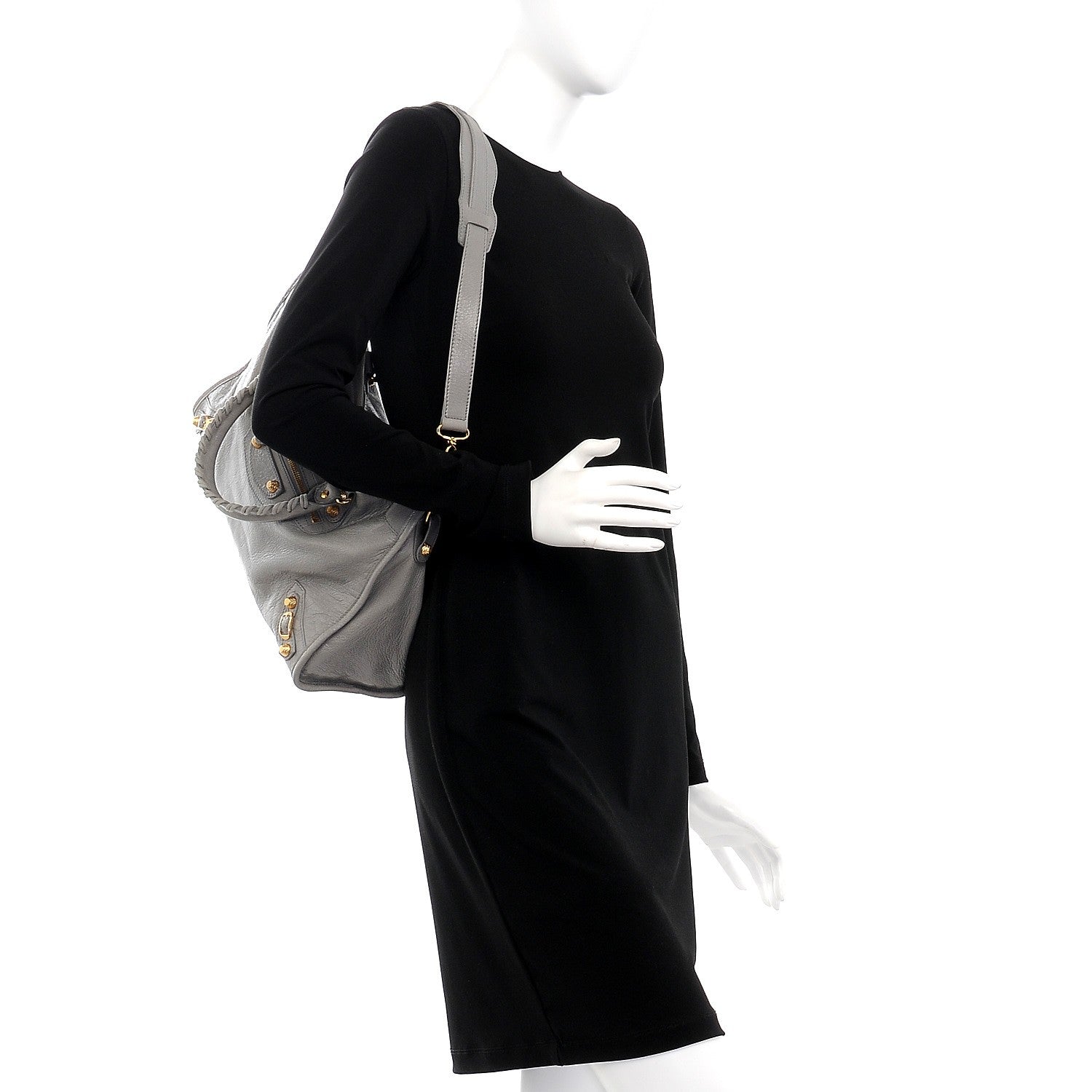 Balenciaga Agneau Giant 12 Gold Hardware City Gris Pyrite 2 of 11