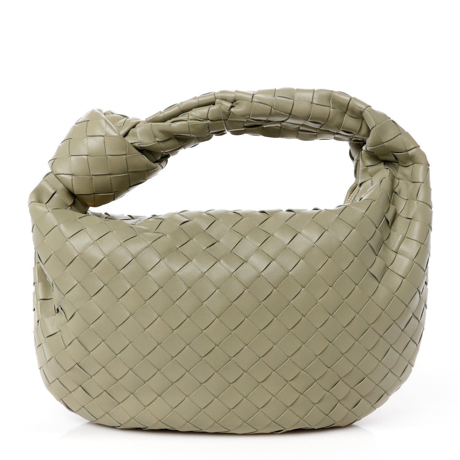 Bottega Veneta Nappa Intrecciato Teen Jodie Hobo Travertine 1 of 12