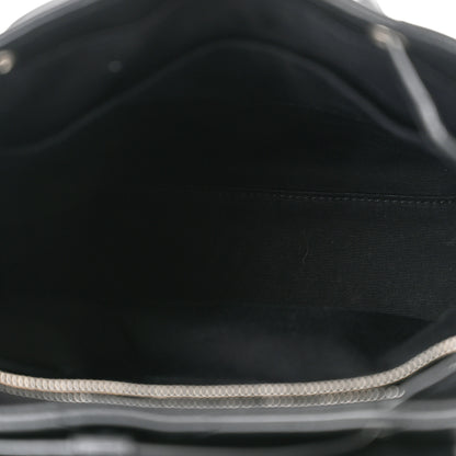 Saint Laurent Calfskin Y Quilted Monogram Small Loulou Backpack Black 5 of 10