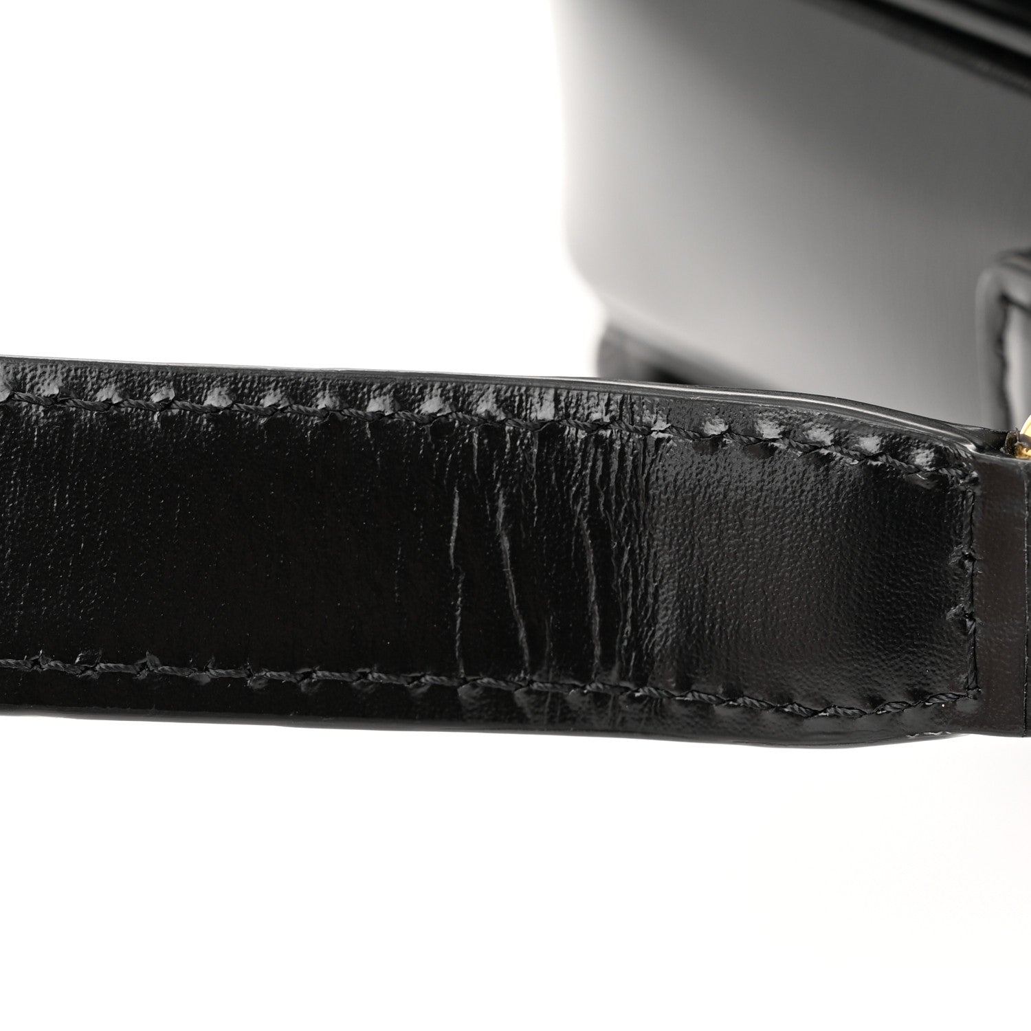 Celine Shiny Calfskin Medium Triomphe Black 12 of 12