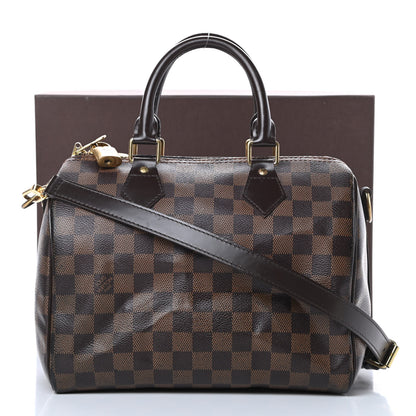 Louis Vuitton Damier Ebene Speedy Bandouliere 25 16 of 16