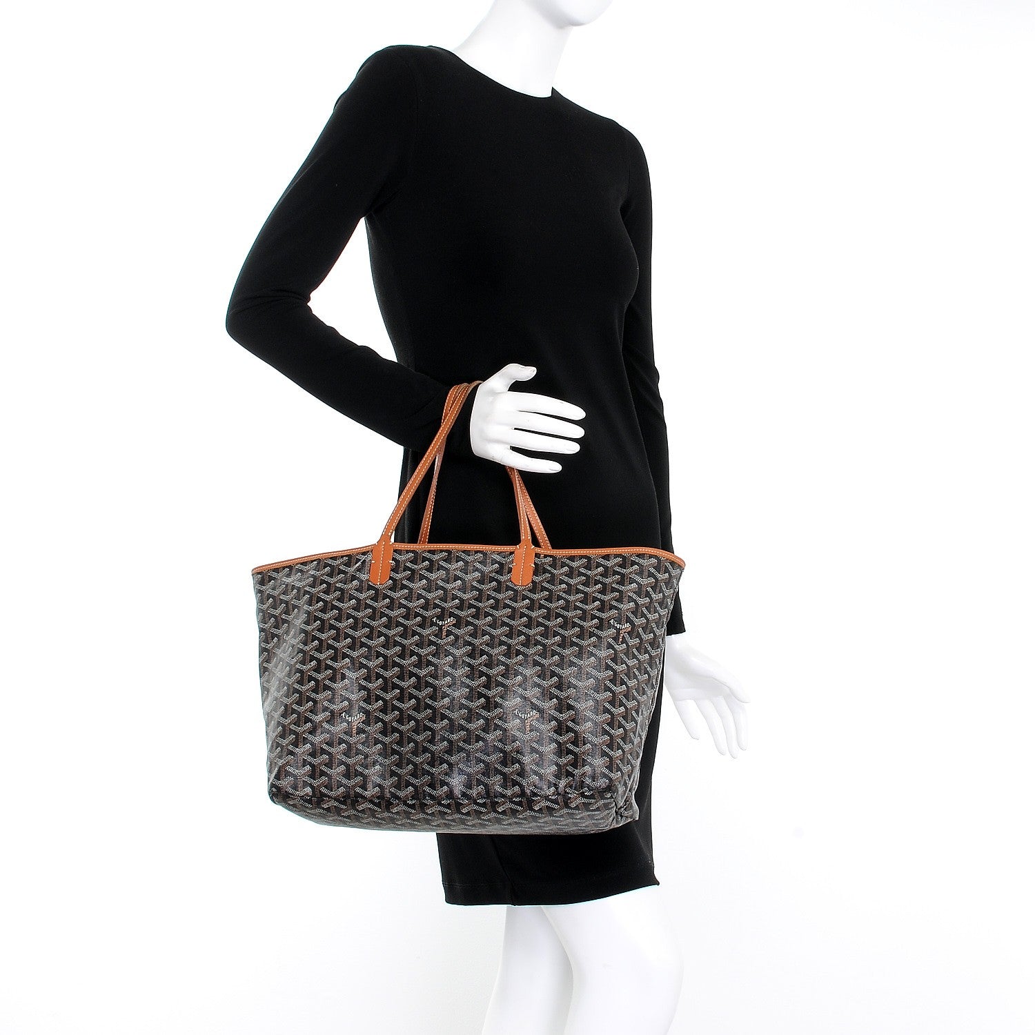 Goyard Goyardine Saint Louis PM Black Gold 2 of 13