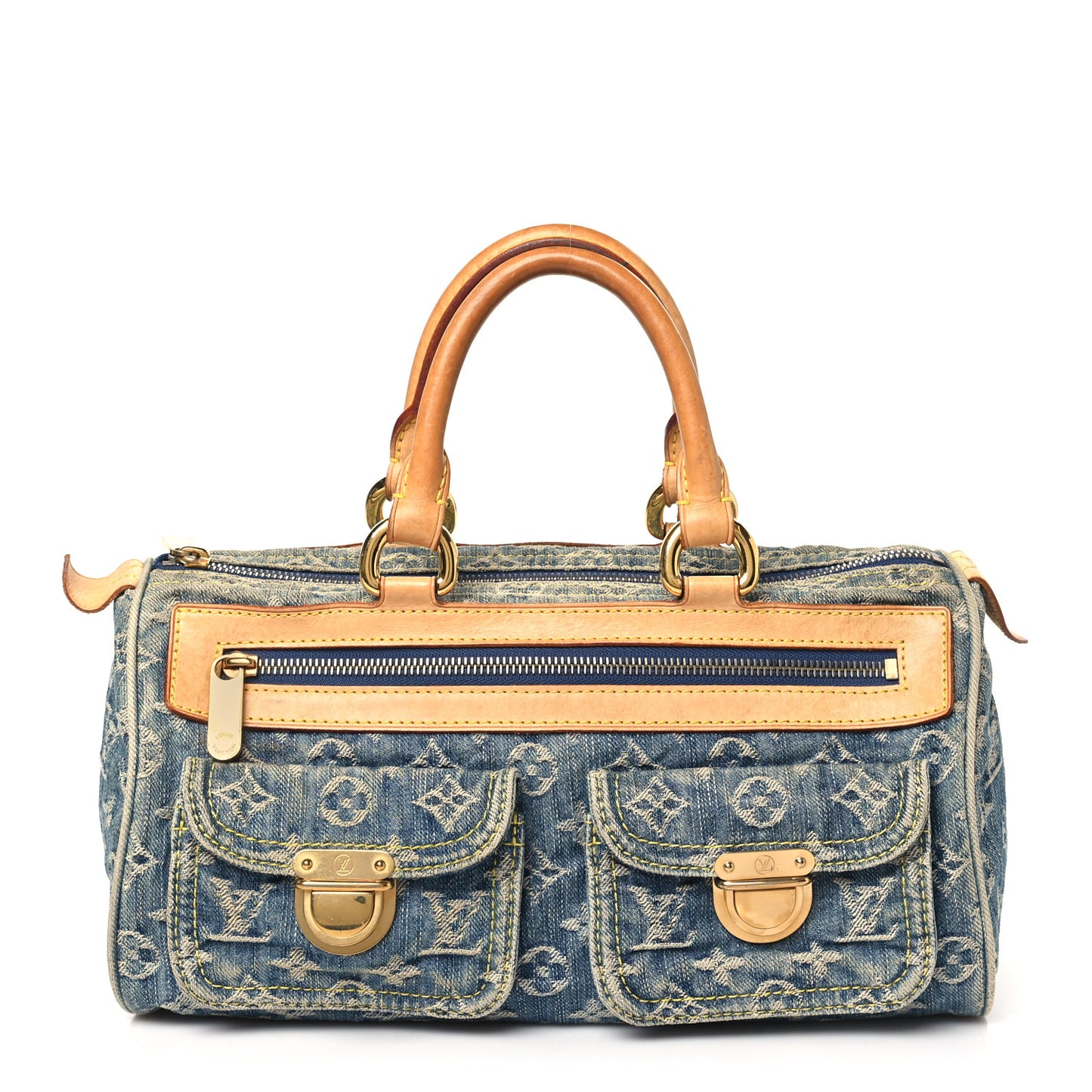 Monogram Denim Neo Speedy Blue