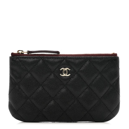 Chanel Caviar Quilted Small Cosmetic Case Black 1 of 7