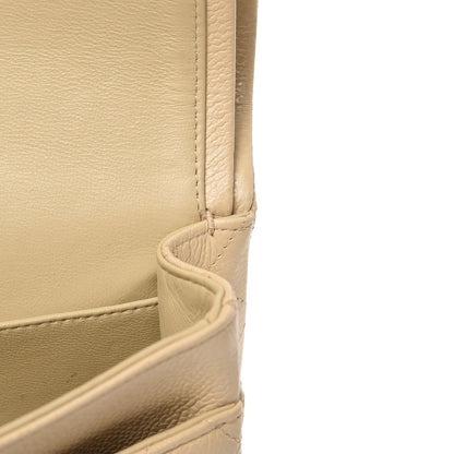 Chanel Caviar Quilted Medium Double Flap Beige Clair 7 of 10