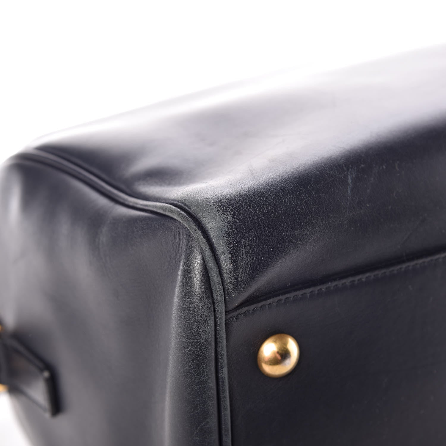Saint Laurent Calfskin Classic Duffle 6 Marine 11 of 20