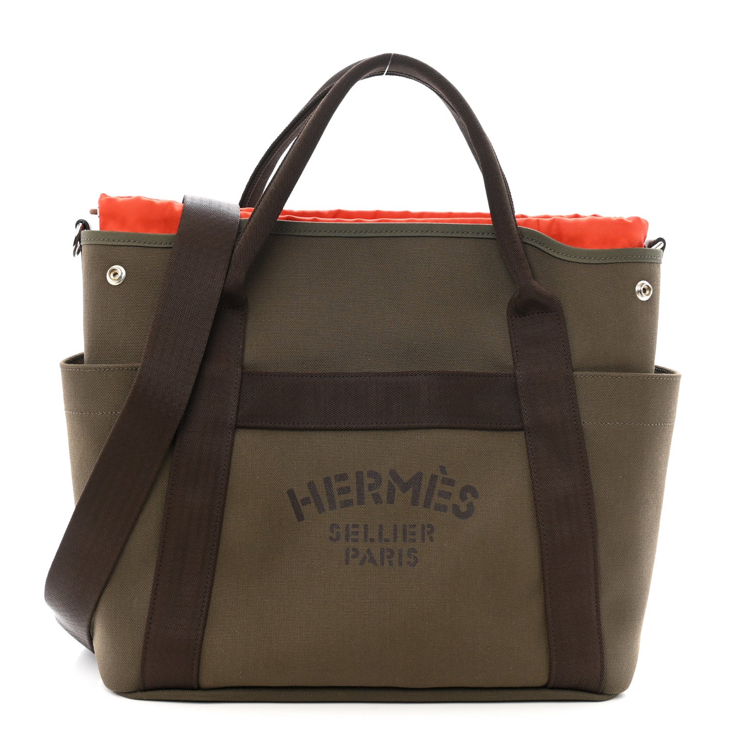 Toile Sac De Pansage Groom Kaki Feu