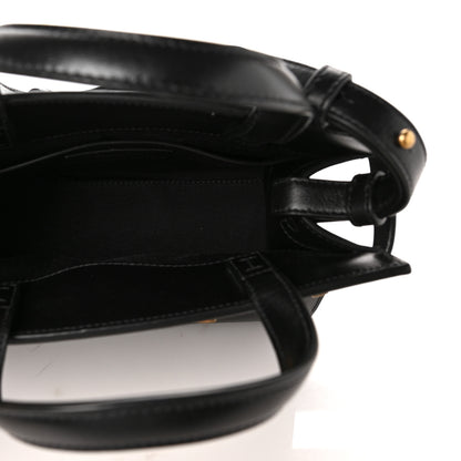 Saint Laurent Smooth Calfskin Manhattan Nano Shopper Tote Black 4 of 7