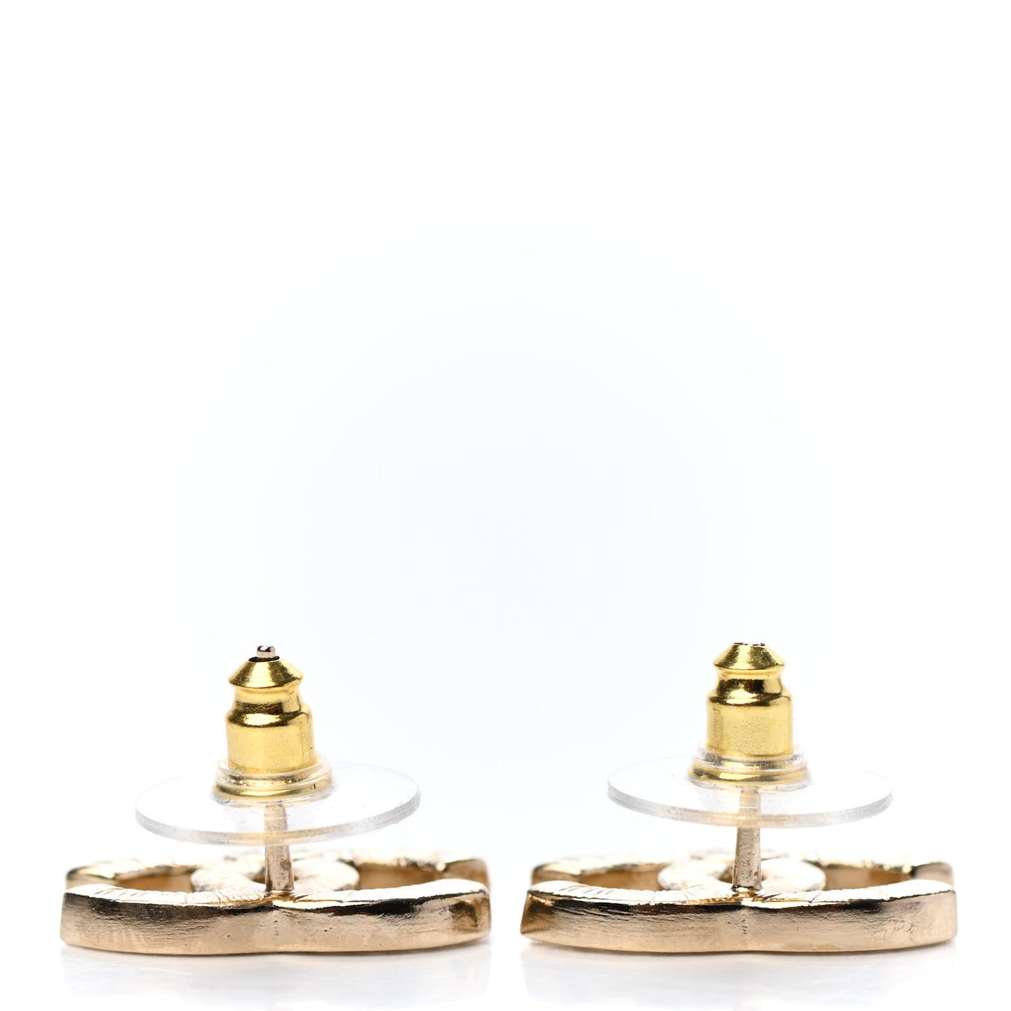 Crystal CC Earrings Gold