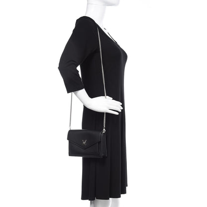 Louis Vuitton Soft Calfskin My Lockme Chain Pochette Black 2 of 9