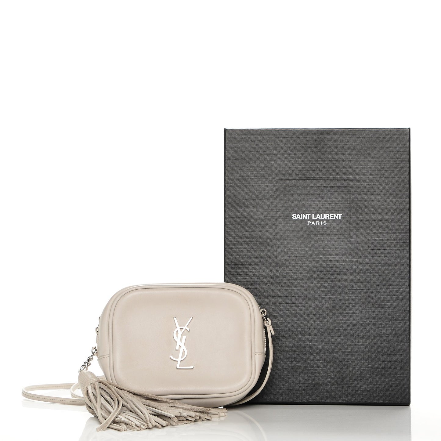 Nappa Monogram Blogger Bag Gris Perle