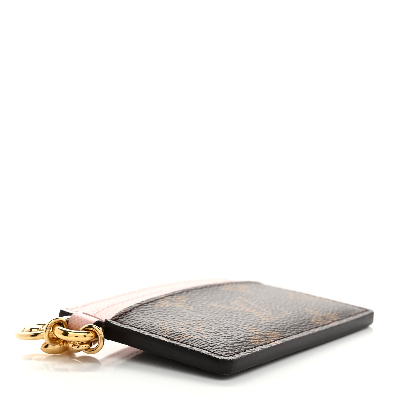 Louis Vuitton Monogram LV Charms Card Holder Rose Ballerine 4 of 6