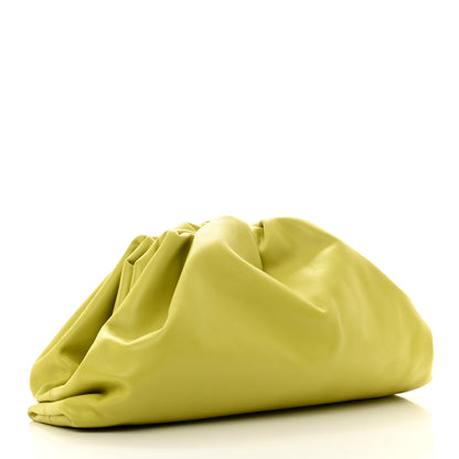 Bottega Veneta Smooth Butter Calf The Pouch Oversized Clutch Kiwi 3 of 10
