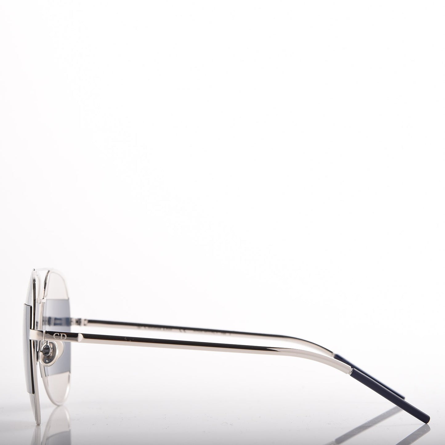 Split 1 Aviator Sunglasses Silver