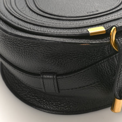 Chloe Calfskin Mini Marcie Round Crossbody Bag Black 7 of 8