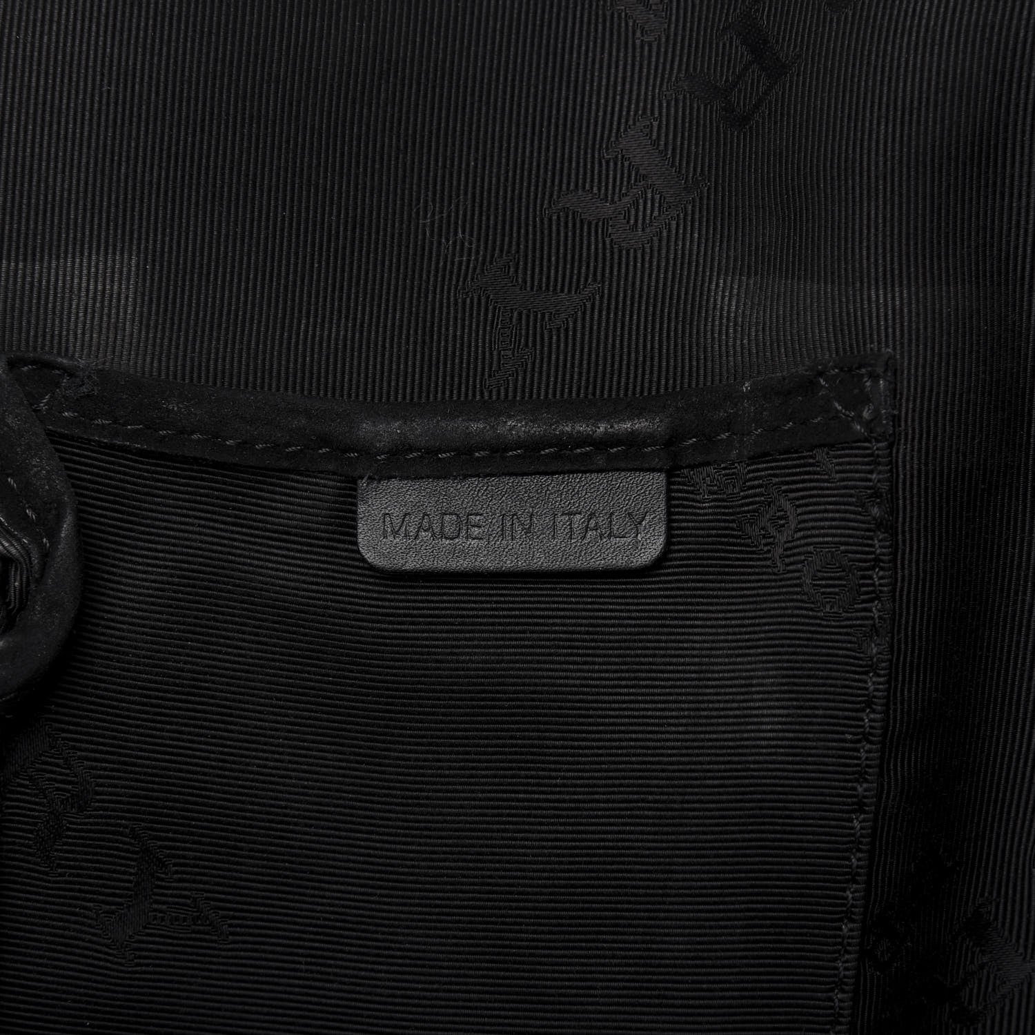 Burberry Prorsum Calfskin Quilted Country Animal Satchel Black 9 of 17