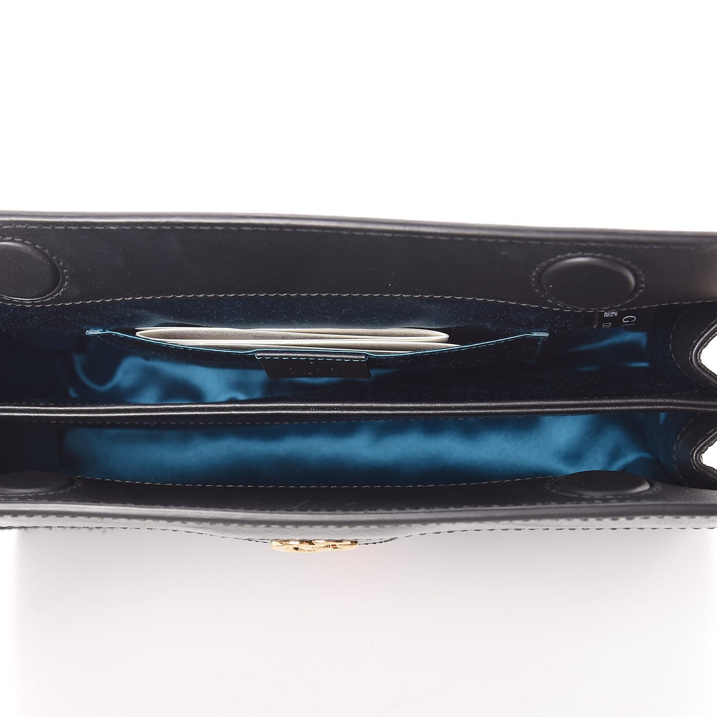 Suede Patent GG Web Small Ophidia Chain Shoulder Bag Black