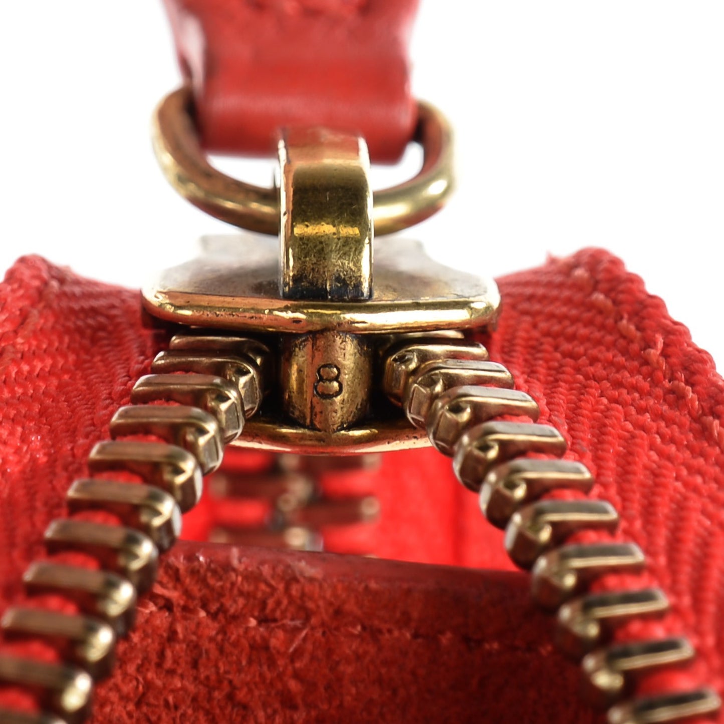 Baby Calfskin Mini Luggage Vermillion