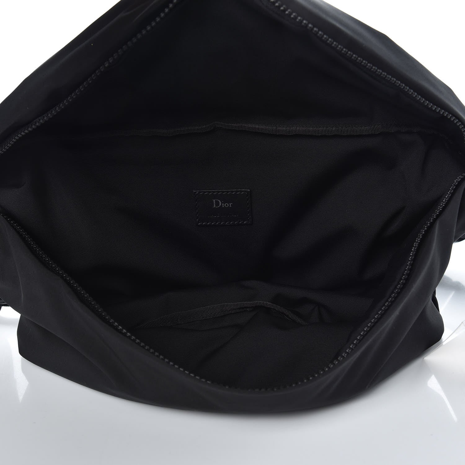 Christian Dior Nylon Bee Body Bag Black 5 of 7