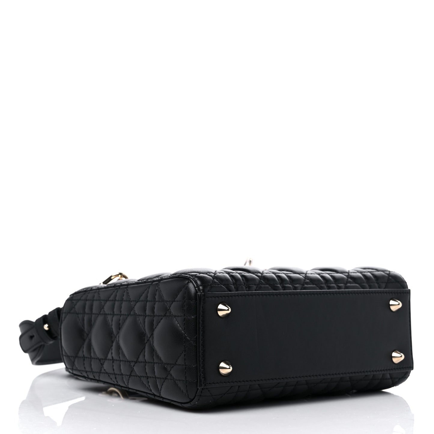 Lambskin Cannage Small My ABCDior Lady Dior Black