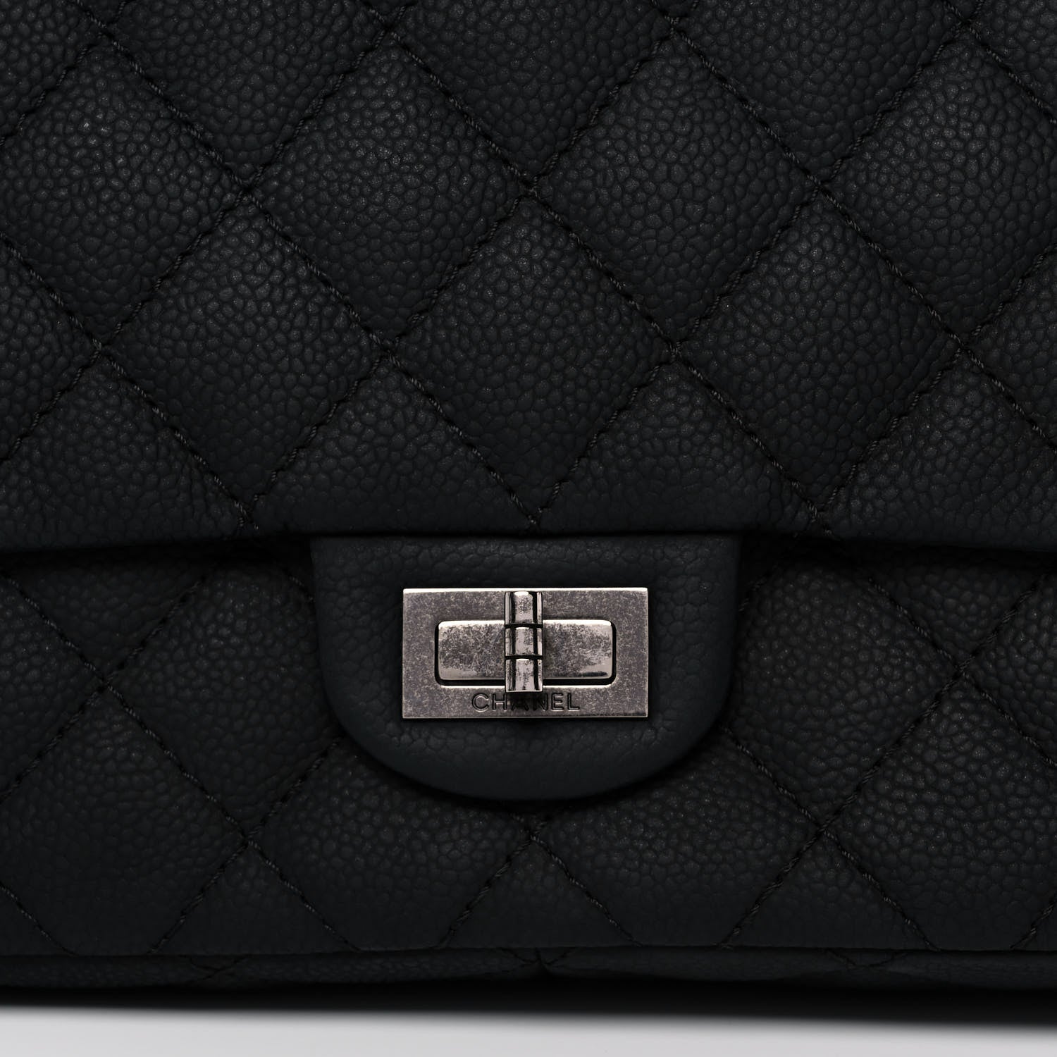 Chanel Iridescent Caviar Quilted 2.55 Reissue 226 Flap Black 8 of 11