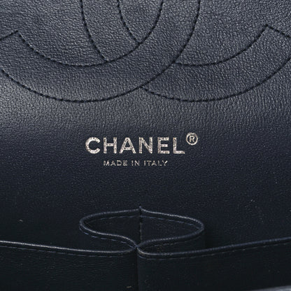 Chanel Caviar Quilted Jumbo Double Flap Navy Blue 6 of 12