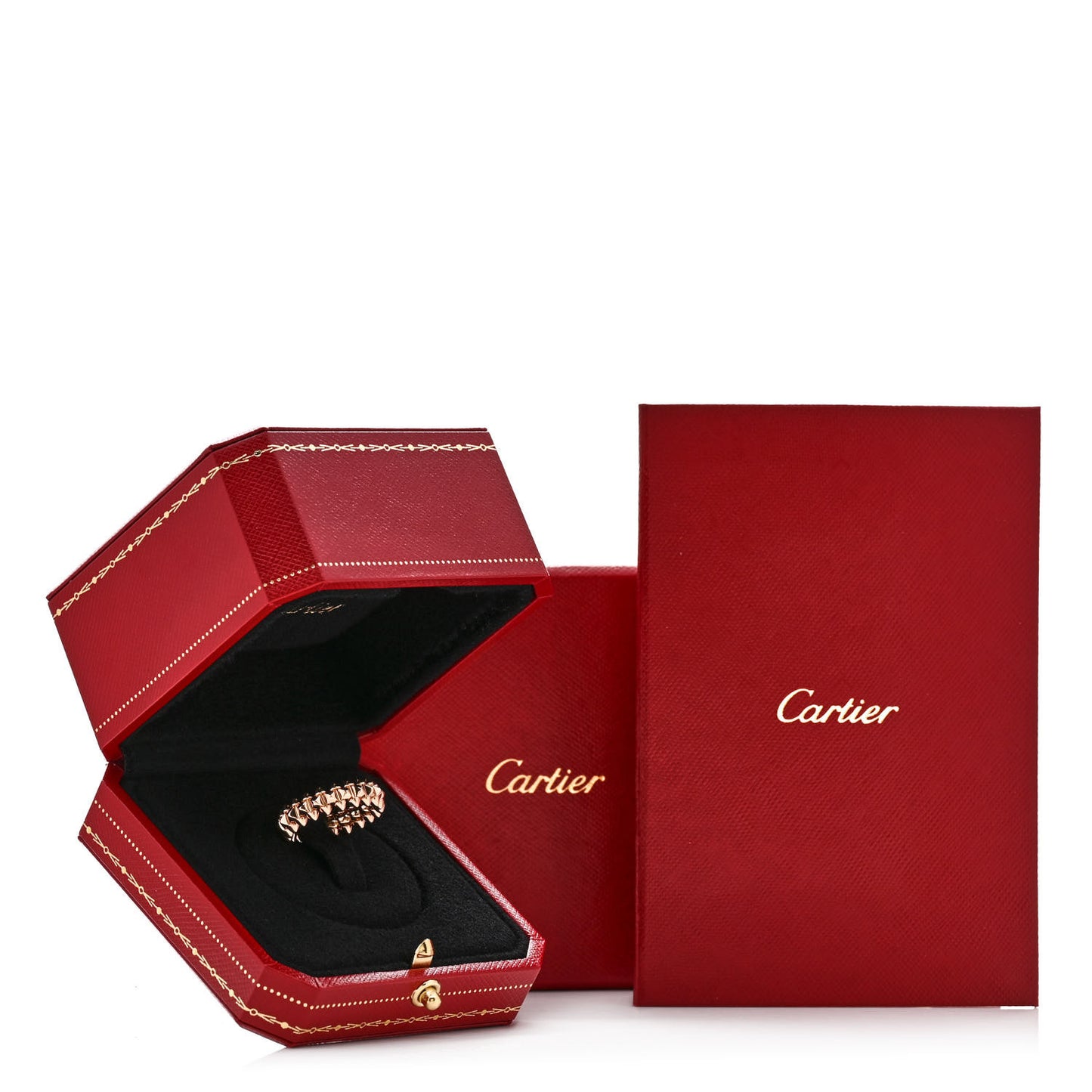 18K Pink Gold SM Clash De Cartier Ring 50 5.25