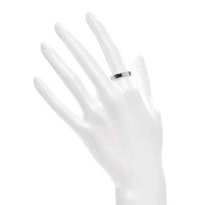 Cartier 18K White Gold 3.5mm LOVE Wedding Band Ring 52 6 2 of 4