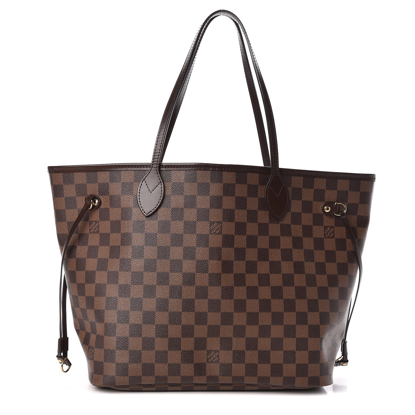 Damier Ebene Neo Neverfull MM Rose Ballerine