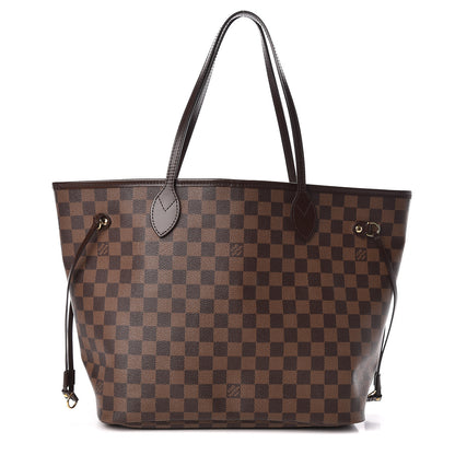 Louis Vuitton Damier Ebene Neo Neverfull MM Rose Ballerine 3 of 18