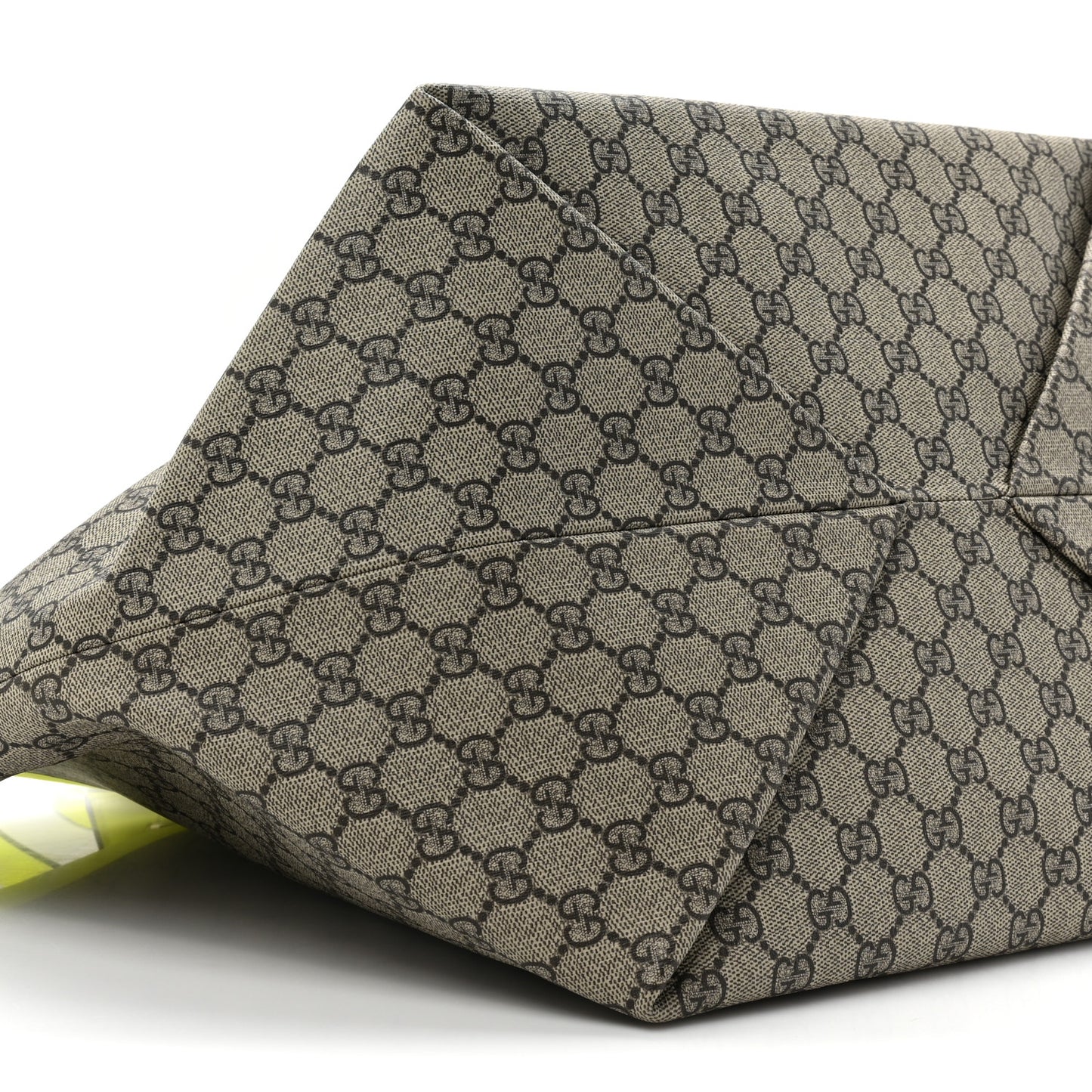 GG Supreme Monogram Medium Totissima Shopping Tote Ebony Beige Yellow
