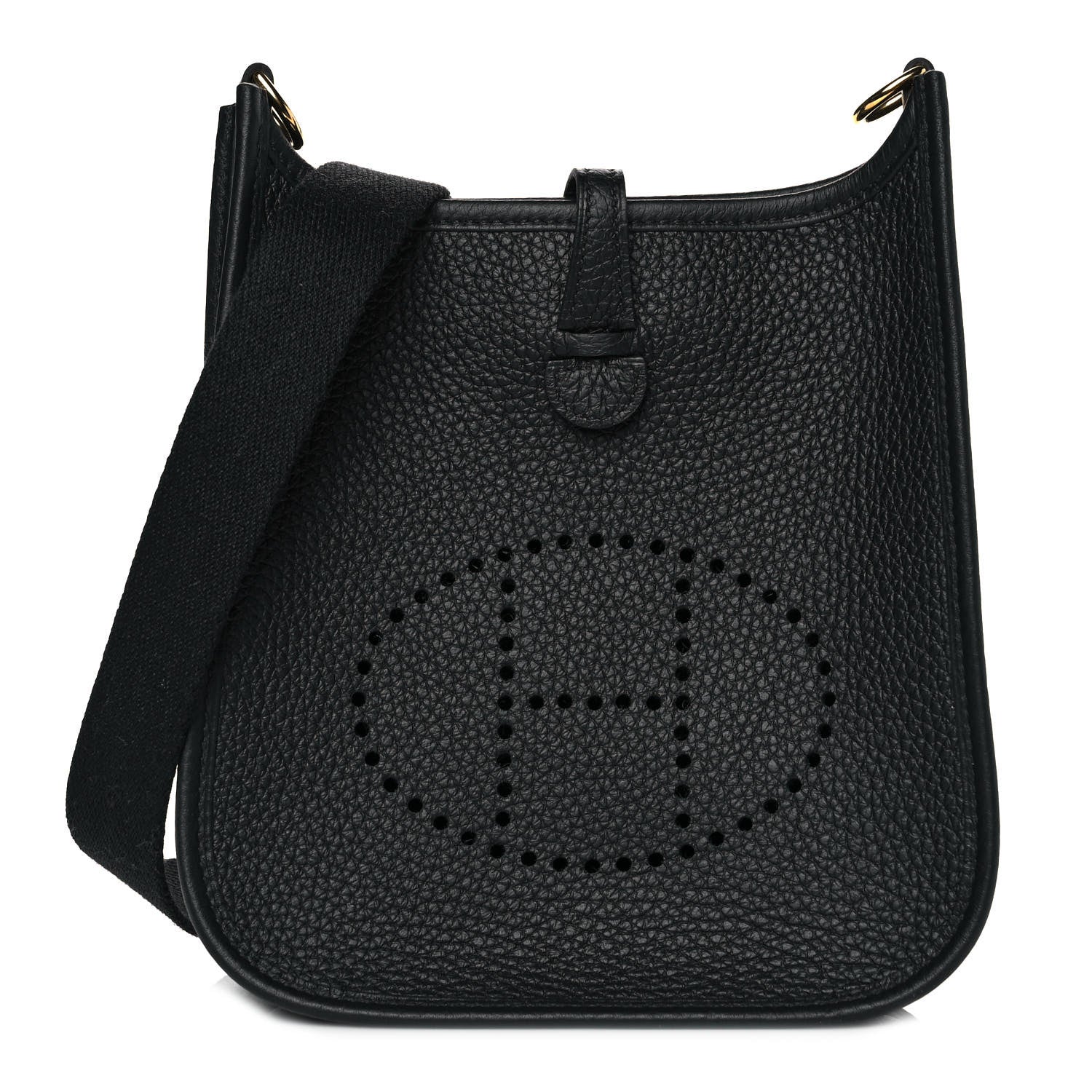 Hermes Taurillon Clemence Evelyne TPM Black 1 of 9