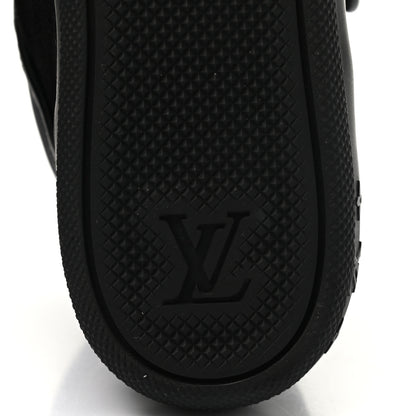 Louis Vuitton Epi Suede Postmark Wedge Sneakers 36.5 Black 6 of 9