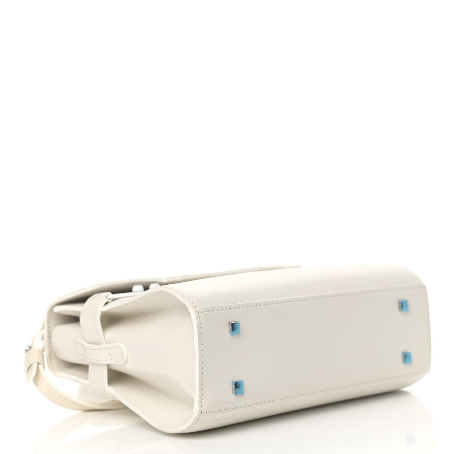 Smooth Calfskin Mini Tempete Satchel Ivory