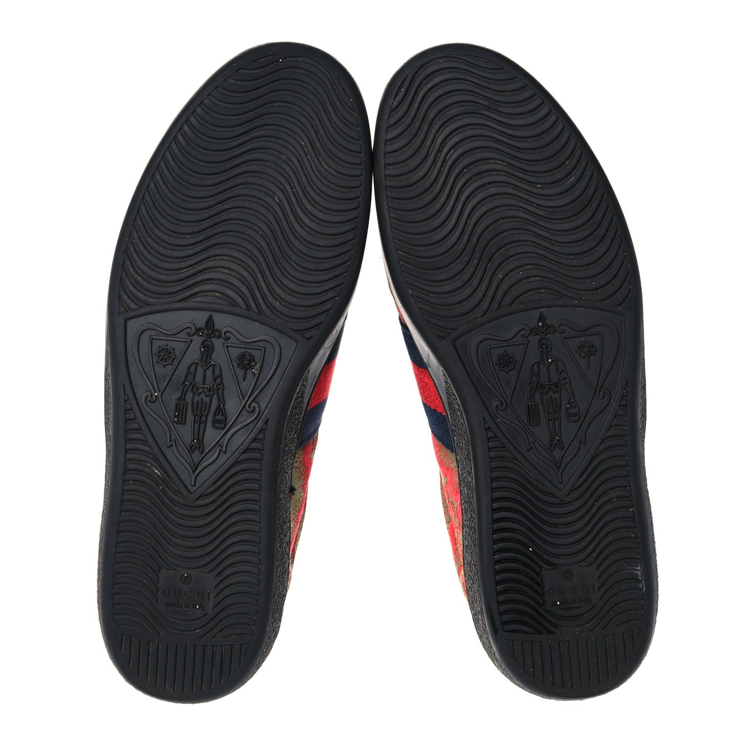 Brocade Web Bee Mens Ace Sneakers 7.5 Black Multicolor