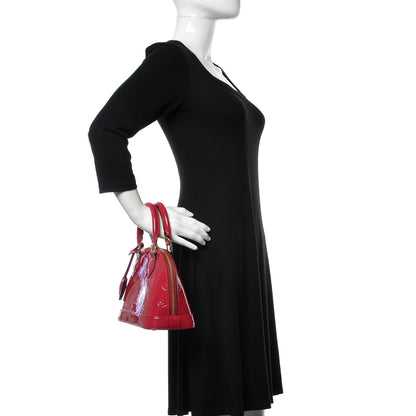 Louis Vuitton Vernis Alma BB Rose Indien 2 of 11