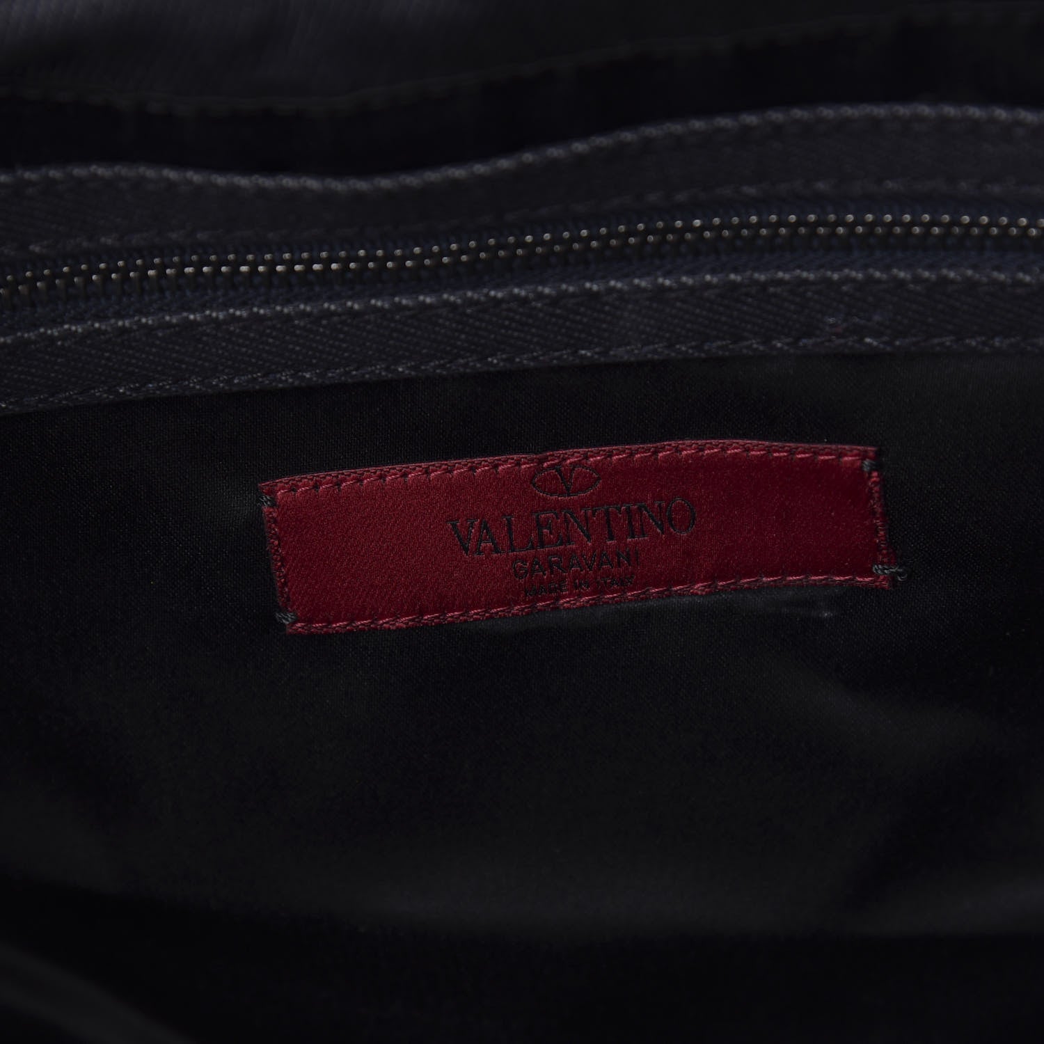Valentino Garavani Canvas Lacca Bow Tote Black 8 of 9