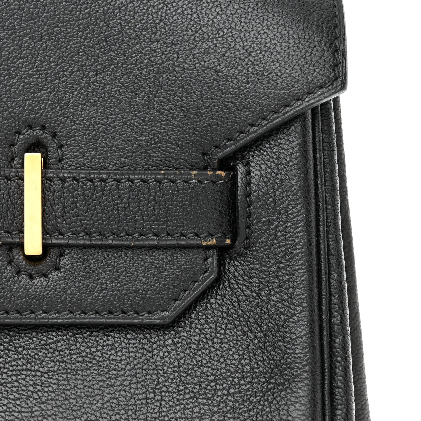 Chevre de Coromandel Birkin 35 Black
