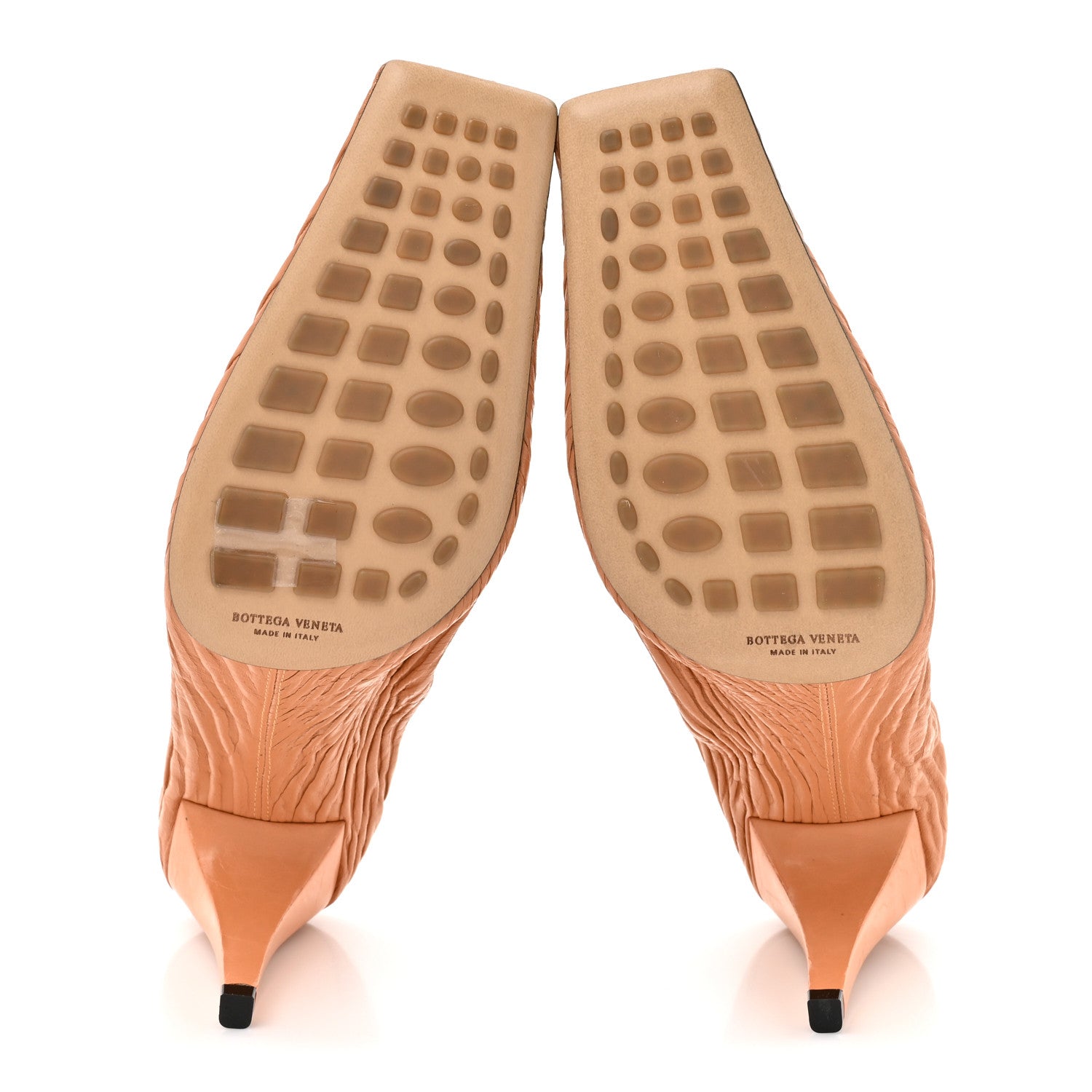 Bottega Veneta Crunch Calfskin Sharpei Pumps 39 Manolo 6 of 9