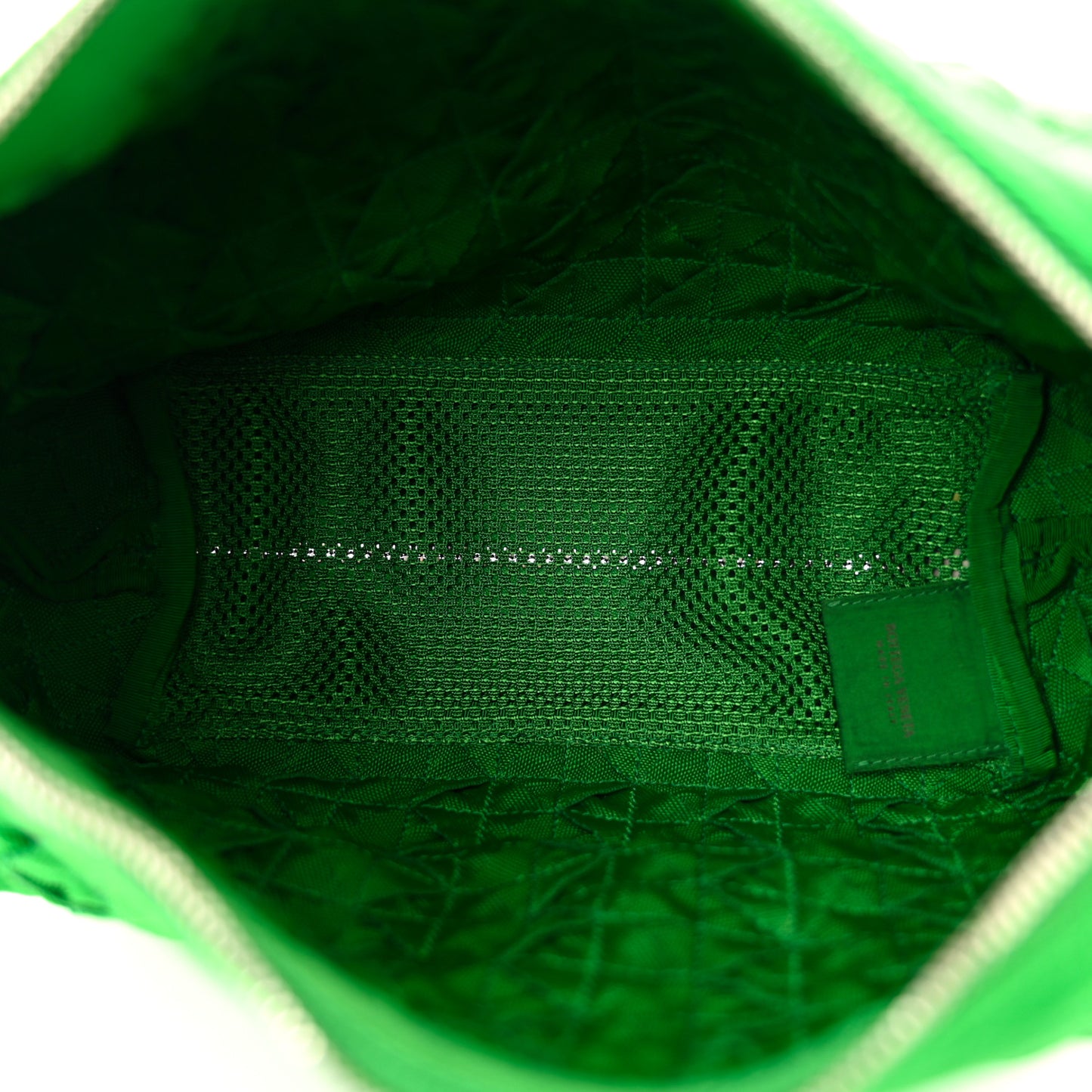 Canvas Maxi Intrecciato Webbing Cassette Crossbody Bag Green