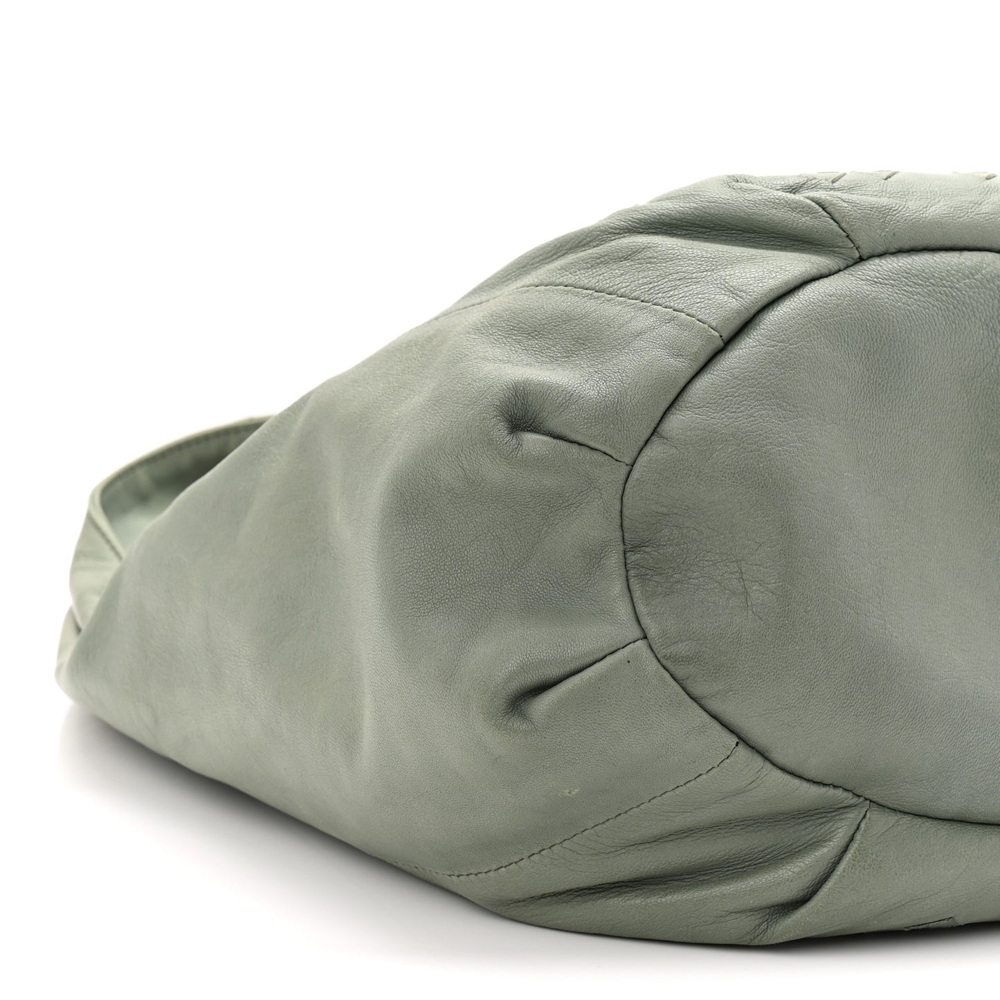 Nappa Woven Hobo Aloe