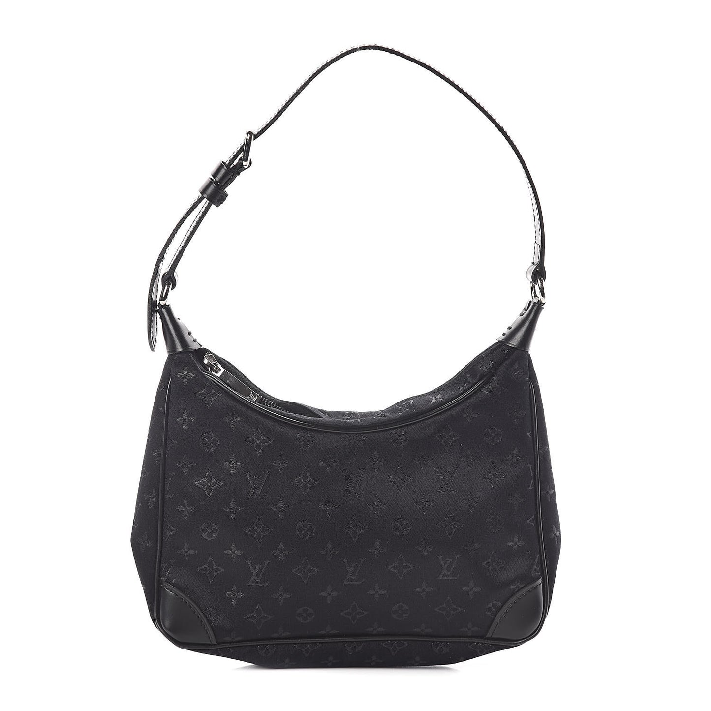 Satin Monogram Little Boulogne Black