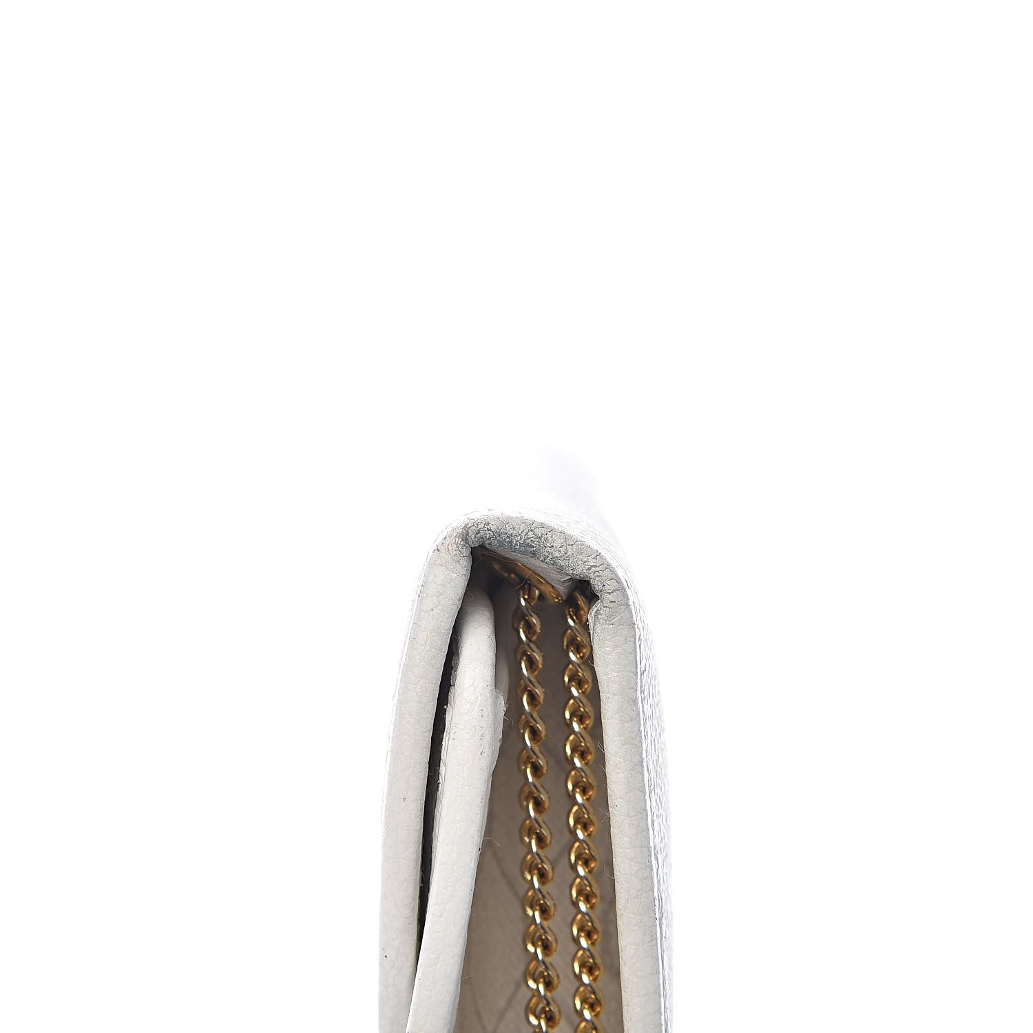 Christian Dior Monogram Chain Flap White 13 of 18