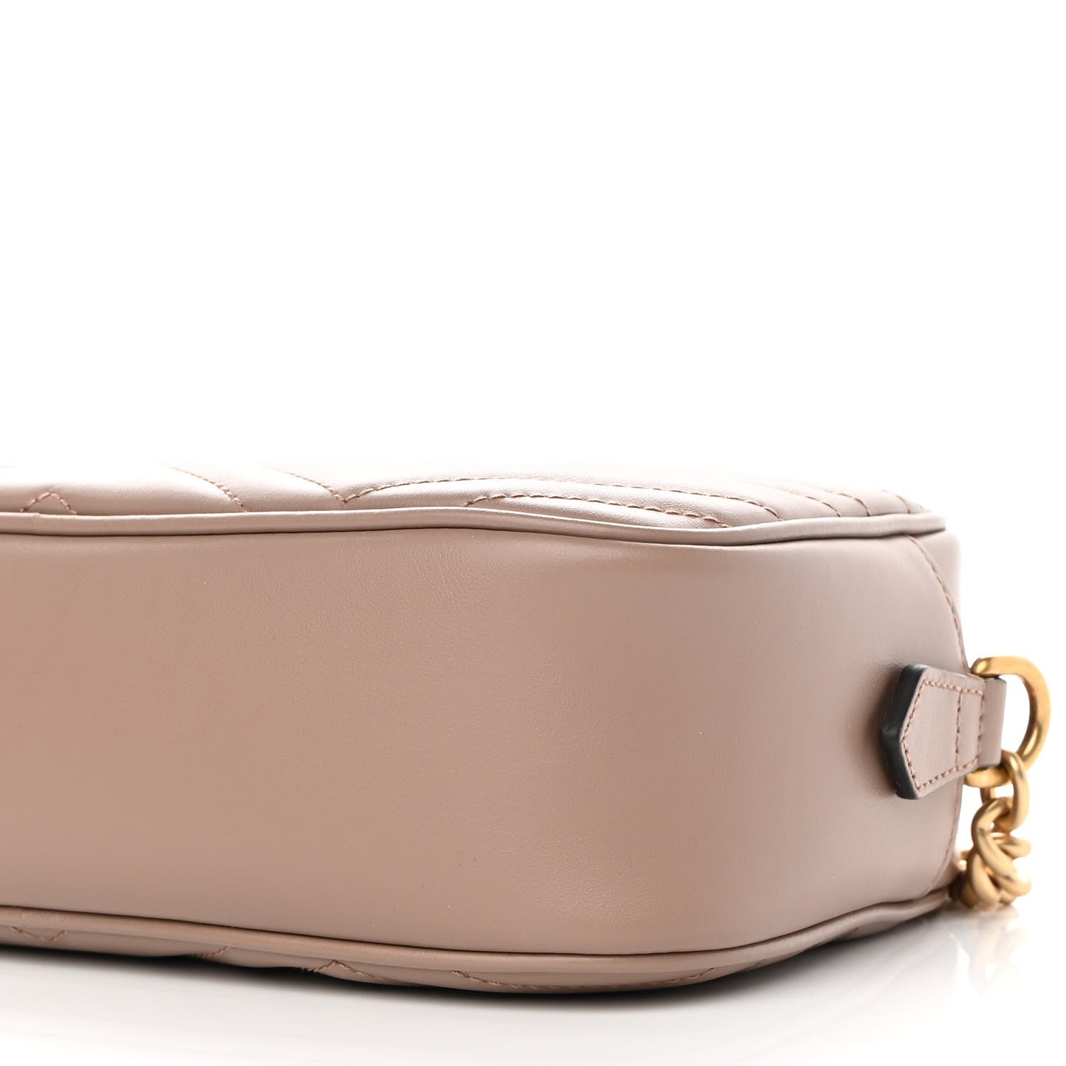 Gucci Calfskin Matelasse Small GG Marmont Chain Shoulder Bag Porcelain Rose 10 of 10
