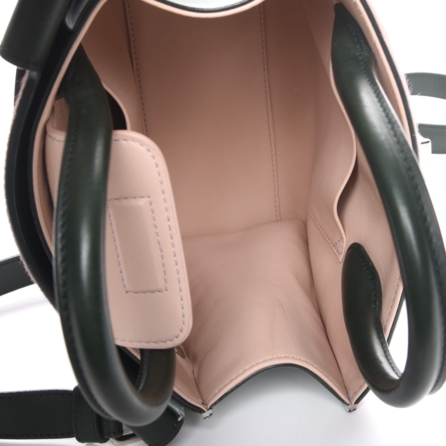 Calf Hair Calfskin Tri-Color Mini Diorever Flap Pink