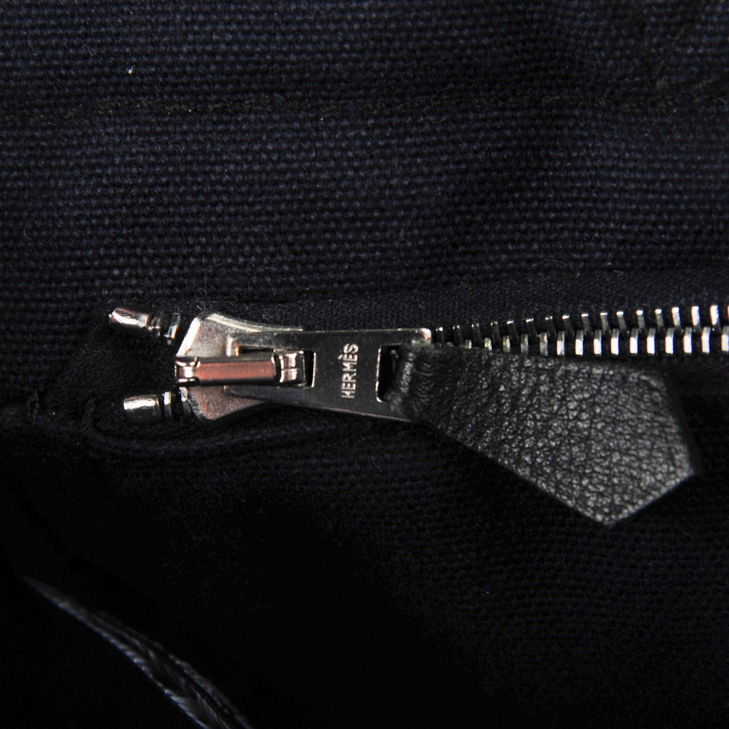 Hermes Canvas Fourre Tout PM Black 12 of 13